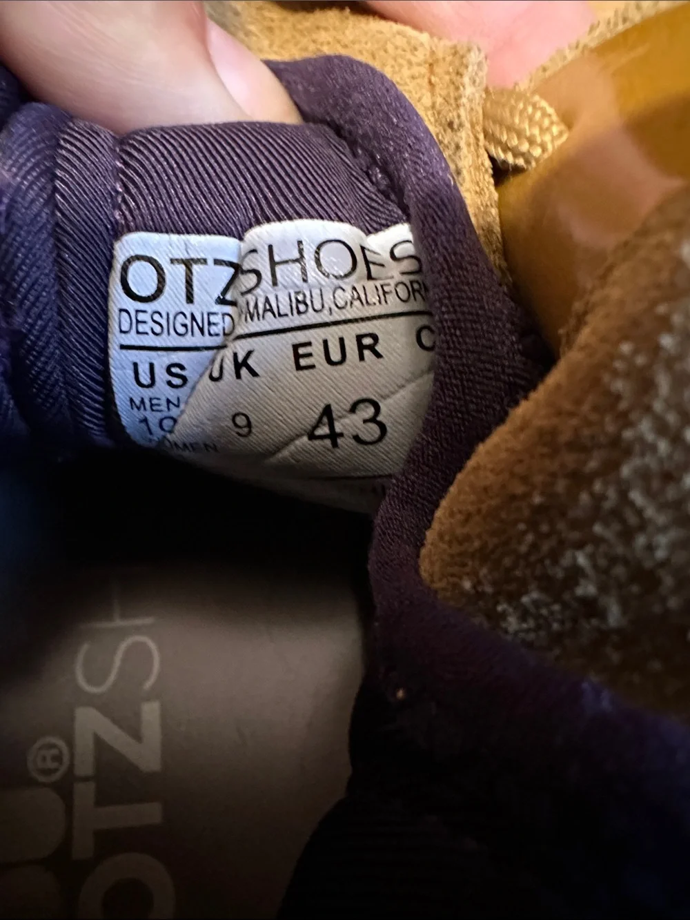 Otz tan suede